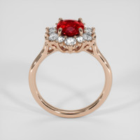 2.05 Ct. Ruby Ring, 18K Rose Gold 3