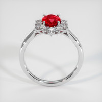 1.44 Ct. Ruby Ring, 10K White Gold 3