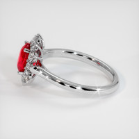 1.41 Ct. Ruby Ring, 10K White Gold 4