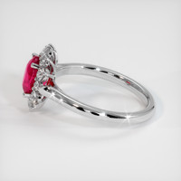 1.68 Ct. Ruby Ring, 10K White Gold 4