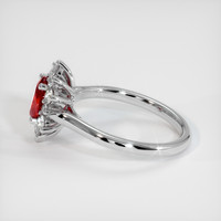Ruby Ring 0.90 Ct., 14K White Gold Preview