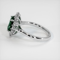 3.01 Ct. Bi Color Sapphire Ring, 14K White Gold 4