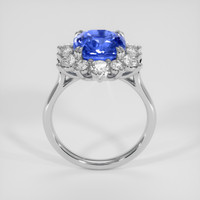 4.69 Ct. Blue Sapphire Ring, 18K White Gold 3