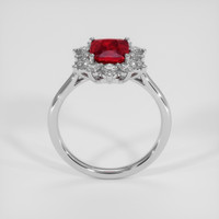 2.01 Ct. Ruby Ring, 18K White Gold 3