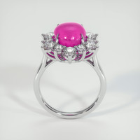 7.60 Ct. Ruby Ring, 18K White Gold 3