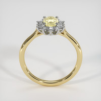 0.86 Ct. Sapphire Ring, 14K White & Yellow 3