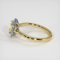 0.86 Ct. Sapphire Ring, 14K White & Yellow 4