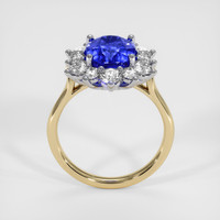 4.43 Ct. Sapphire Ring, 18K White & Yellow 3