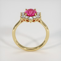 2.28 Ct. Pink Sapphire Ring, 10K Yellow Gold 3