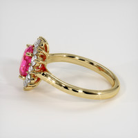 2.28 Ct. Pink Sapphire Ring, 10K Yellow Gold 4