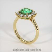 2.05 Ct. Gemstone Ring, 14K Yellow Gold 2