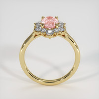 1.17 Ct. Pink Sapphire Ring, 14K Yellow Gold 3