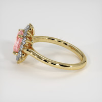 1.17 Ct. Pink Sapphire Ring, 14K Yellow Gold 4