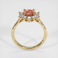 1.52 Ct. Padparadscha Sapphire Ring, 14K Yellow Gold 3