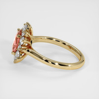 1.52 Ct. Padparadscha Sapphire Ring, 14K Yellow Gold 4