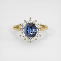 3.05 Ct. Sapphire Ring, 14K Yellow Gold 1