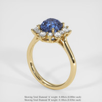 3.05 Ct. Sapphire Ring, 14K Yellow Gold 2