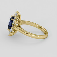 1.79 Ct. Blue Sapphire Ring, 14K Yellow Gold 4