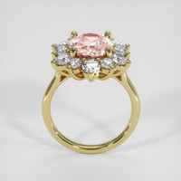 4.13 Ct. Padparadscha Sapphire Ring, 14K Yellow Gold 3