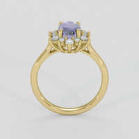 1.68 Ct. White Sapphire Ring, 14K Yellow Gold 3