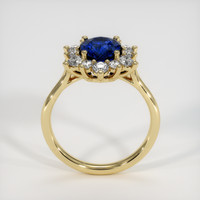 1.99 Ct. Blue Sapphire Ring, 18K Yellow Gold 3