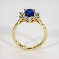 2.31 Ct. Blue Sapphire Ring, 18K Yellow Gold 3