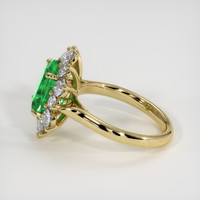 2.63 Ct. Emerald Ring, 18K Yellow Gold 4