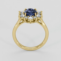 1.79 Ct. Blue Sapphire Ring, 18K Yellow Gold 3