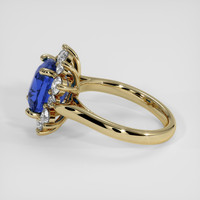 4.52 Ct. Blue Sapphire Ring, 18K Yellow Gold 4