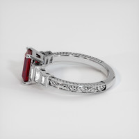 1.45 Ct. Ruby Ring, Platinum 950 4