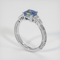 2.06 Ct. Sapphire Ring, Platinum 950 2