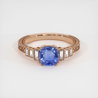 1.31 Ct. Sapphire Ring, 14K Rose Gold 1