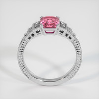 2.38 Ct. Pink Sapphire Ring, 10K White Gold 3
