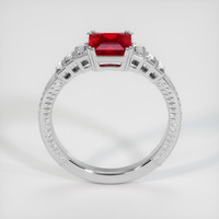 1.26 Ct. Ruby Ring, 14K White Gold 3