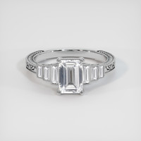 1.57 Ct. White Sapphire Ring, 14K White Gold 1