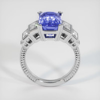 5.38 Ct. Blue Sapphire Ring, 18K White Gold 3