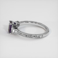 1.27 Ct. Bi Color Sapphire Ring, 18K White Gold 4