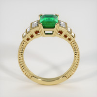 1.35 Ct. Emerald Ring, 18K White Gold 3