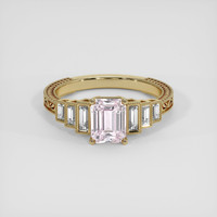 1.57 Ct. Pink Sapphire Ring, 10K Yellow Gold 1