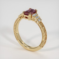 1.33 Ct. Bi Color Sapphire Ring, 14K Yellow Gold 2