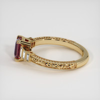 1.33 Ct. Bi Color Sapphire Ring, 14K Yellow Gold 4