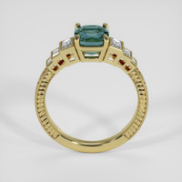 3.02 Ct. Bi Color Sapphire Ring, 14K Yellow Gold 3