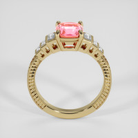 2.01 Ct. Padparadscha Sapphire Ring, 14K Yellow Gold 3