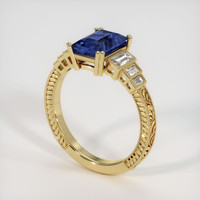 2.16 Ct. Sapphire Ring, 14K Yellow Gold 2