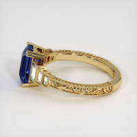 2.16 Ct. Sapphire Ring, 14K Yellow Gold 4
