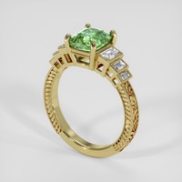 2.25 Ct. Bi Color / Parti Sapphire Ring, 14K Yellow Gold 2
