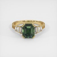 3.66 Ct. Sapphire Ring, 14K Yellow Gold 1