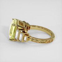 7.72 Ct. Yellow Sapphire Ring, 14K Yellow Gold 4