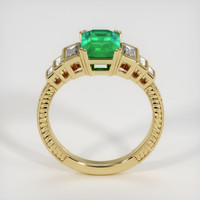 1.43 Ct. Emerald Ring, 18K Yellow Gold 3