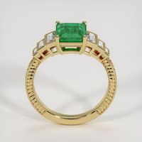 1.73 Ct. Emerald Ring, 18K Yellow Gold 3